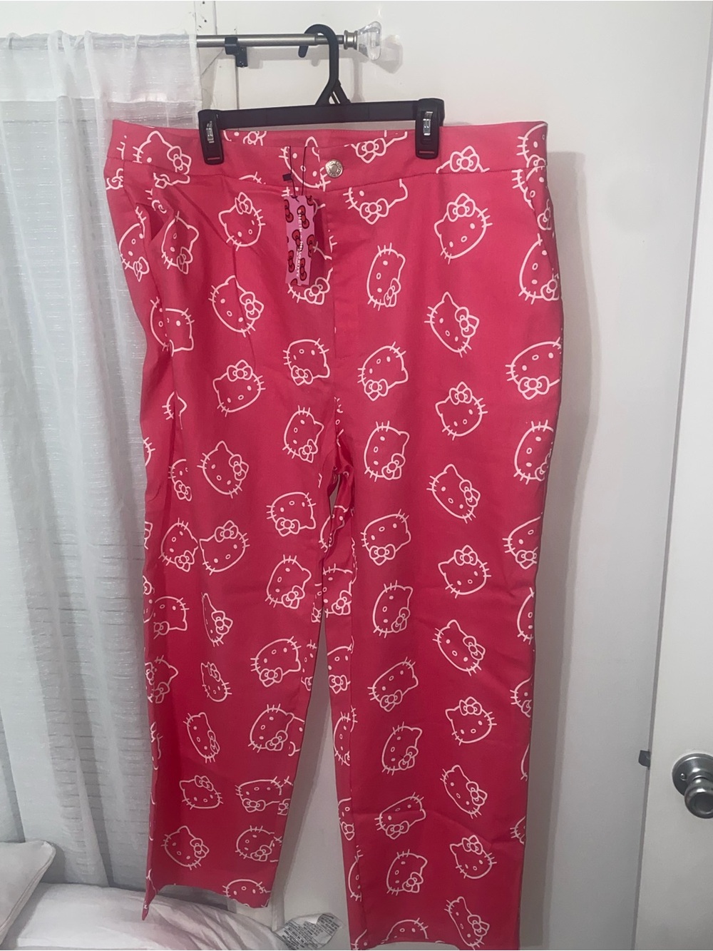 Sanrio Pink Hello Kitty Cropped Jeans